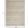 image:imageNourison Home Grafix Ivory Grey 53 x 73 Area Rug  Easy Clean Non Shedding Bed Room Living Room Dining Room Kitchen 5 x 7IvoryGrey