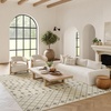 image:imageNourison Home Grafix Ivory Grey 53 x 73 Area Rug  Easy Clean Non Shedding Bed Room Living Room Dining Room Kitchen 5 x 7IvoryGrey