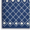 image:imageNourison Home Grafix Ivory Grey 53 x 73 Area Rug  Easy Clean Non Shedding Bed Room Living Room Dining Room Kitchen 5 x 7Navy