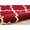 image:imageNourison Home Grafix Red 53 x 73 Area Rug  Easy Clean Non Shedding Bed Room Living Room Dining Room Kitchen 5 x 7Red