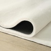 image:imageNourison Soft Plush Rabbit Fur 5 x 7 White Polyester Area Rug
