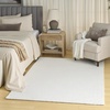image:imageNourison Soft Plush Rabbit Fur 5 x 7 White Polyester Area Rug