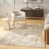 image:imageNourison Home Ambiance Ivory Silver 53 x 73 Area Rug  Easy Clean Non Shedding Bed Room Living Room Dining Room Kitchen 5 x 7Ivory Silver