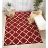 image:imageNourison Home Grafix Red 53 x 73 Area Rug  Easy Clean Non Shedding Bed Room Living Room Dining Room Kitchen 5 x 7Red