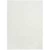 image:imageNourison Soft Plush Rabbit Fur 5 x 7 White Polyester Area Rug