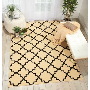 image:imageNourison Home Grafix Red 53 x 73 Area Rug  Easy Clean Non Shedding Bed Room Living Room Dining Room Kitchen 5 x 7Cream Black