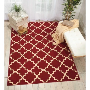 image:imageNourison Home Grafix Red 53 x 73 Area Rug  Easy Clean Non Shedding Bed Room Living Room Dining Room Kitchen 5 x 7Red